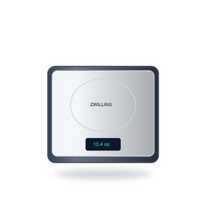 ZWILLING Enfinigy Digital Kitchen Food Scale with Rechargeable Li-Ion Battery and Glass Surface